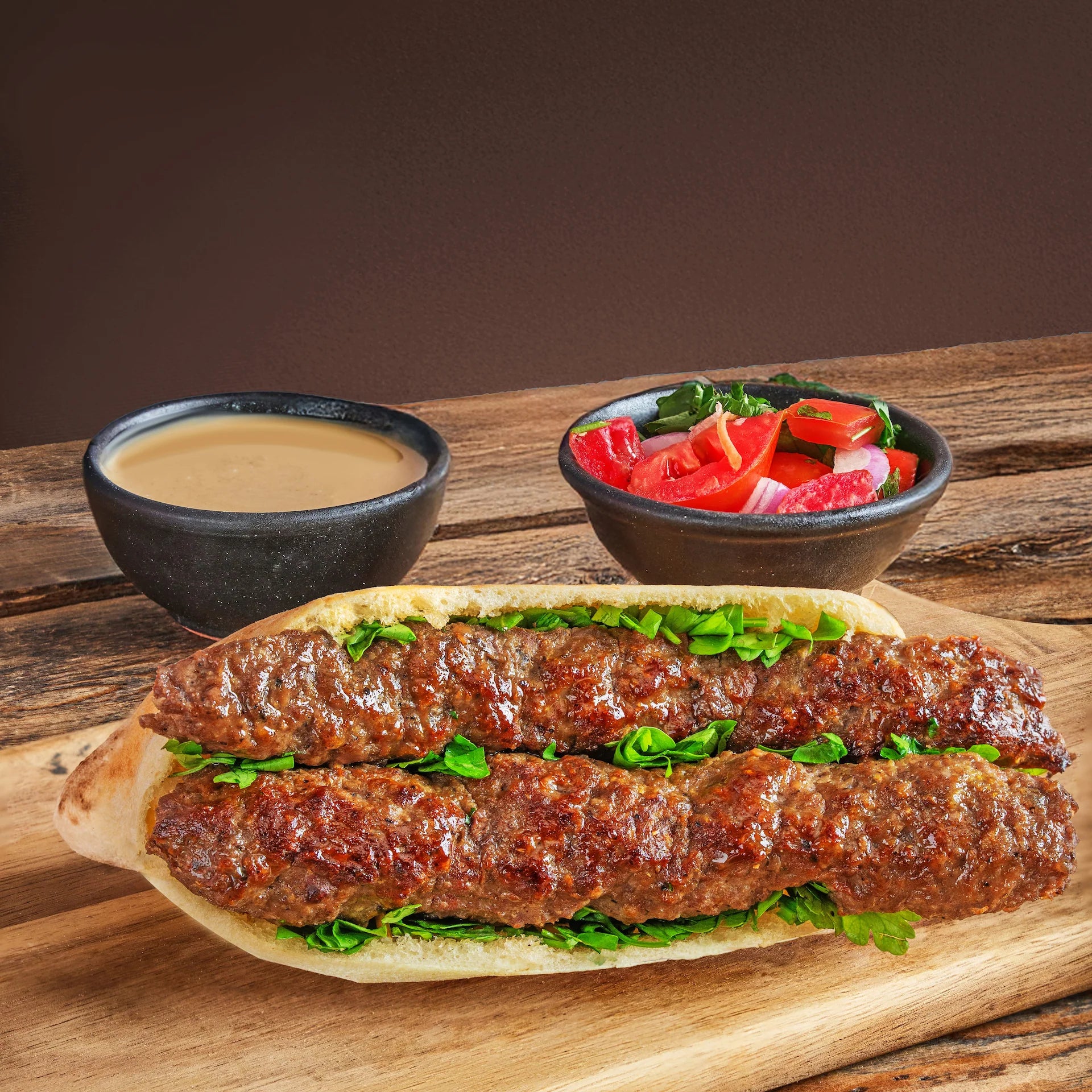 ساندوتش كفتة دبل